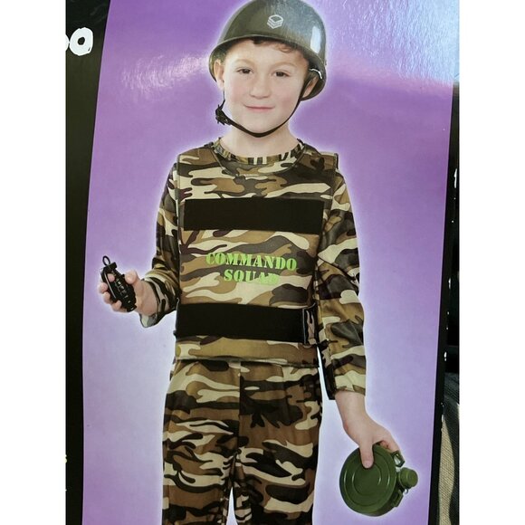 Totally Ghoul Army/ Military Halloween Costume Dress Up Fantasy Play- Size Mediu - Picture 1 of 12